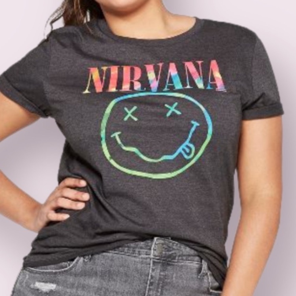 Nirvana Graphic Tee Boyfriend Fit